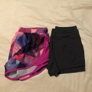 Workout shorts (2 pairs)
